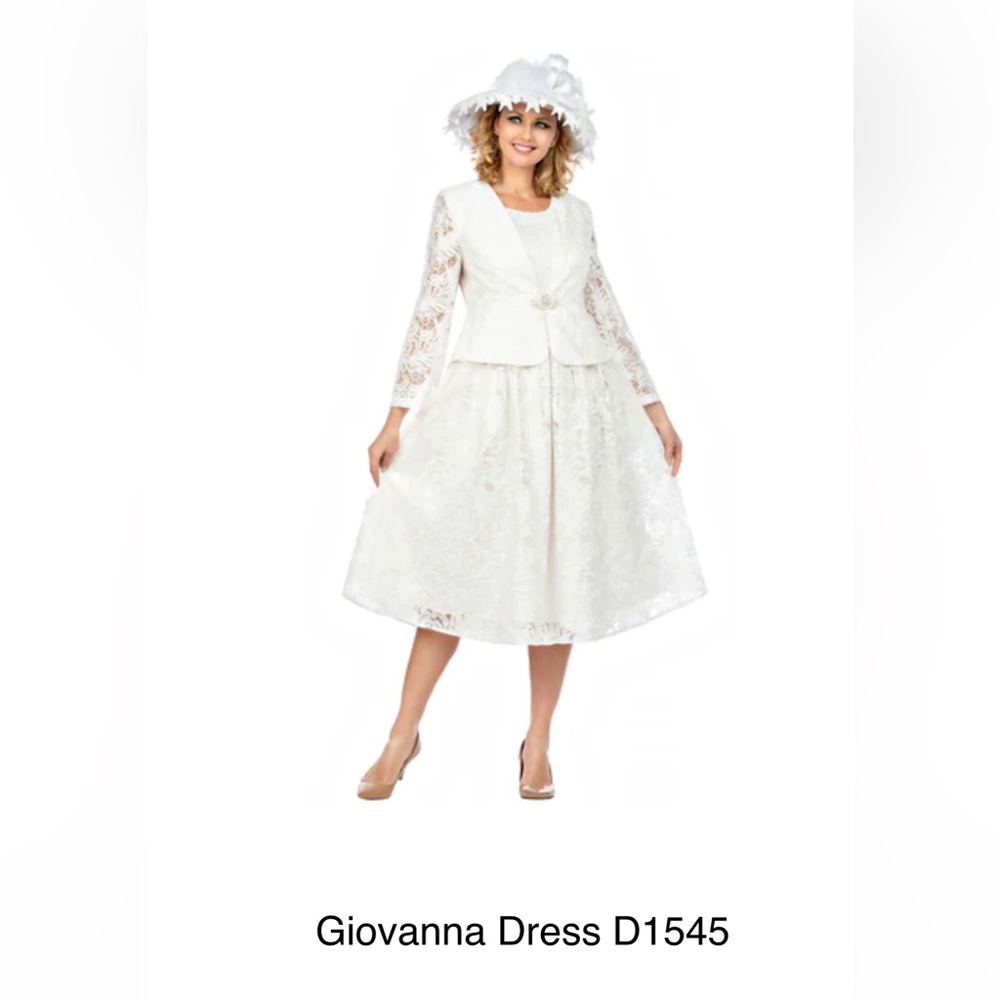White dress and jacket fancy posh wear elegant white fashion.
